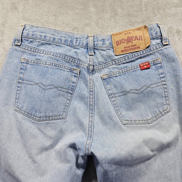 Big Star Tulip Jeans Womens Size 29 x 34 Light Wash Straight Leg a.c.s Big Star - Picture 3 of 11